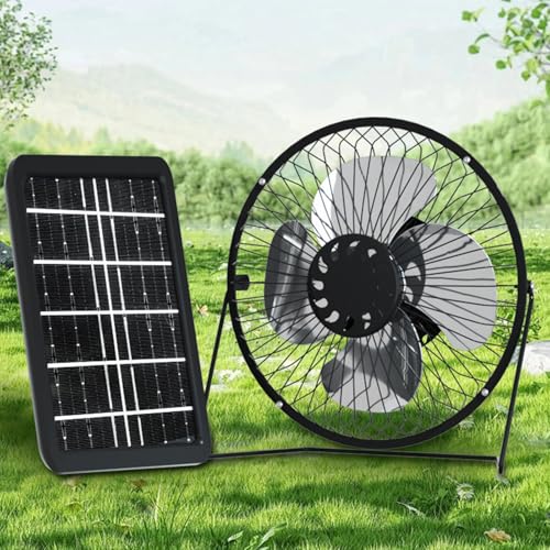Ventilador solar para invernaderos y casas con diseño impermeable de alta potencia 5