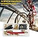 Bike Valve Converter Set Bike Air Adapter Valve Extension Pipe Set for Bike Tyres 21PCS.
