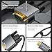 UANTIN HDMI to VGA Cable Adapter 6FT (Anti-Interference Gold-Plated Plugs) Uni-Directional Only, 1080p@60Hz HDMI (Source) to VGA (Display) Braided Cord for PC,Laptop,Xbox,Graphics Card