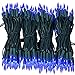 JinBest 200 LED Blue Christmas Lights, UL Listed and Commercial Mini Lights String Green Wire 66 Ft, for Indoor Outdoor Party, Garden, Patio.