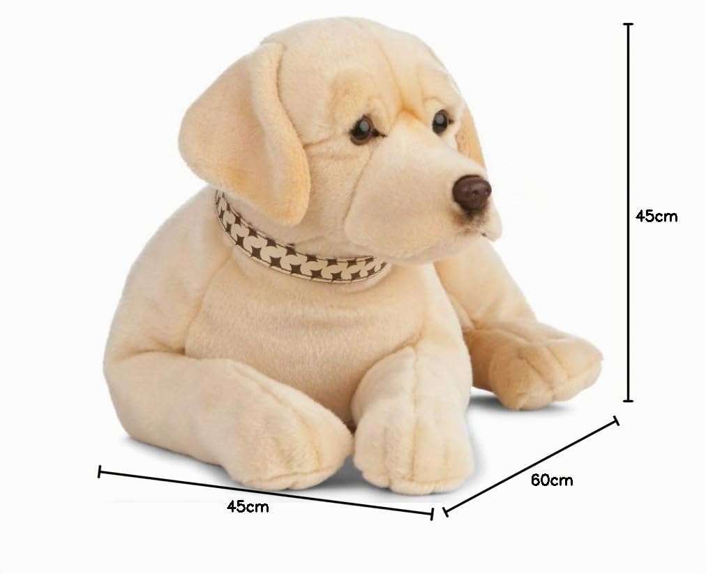 Nature-AN482 Living Nature - Peluche gigante para perro labrador, color dorado (60 cm), Keycraft AN482 , color/modelo surtido