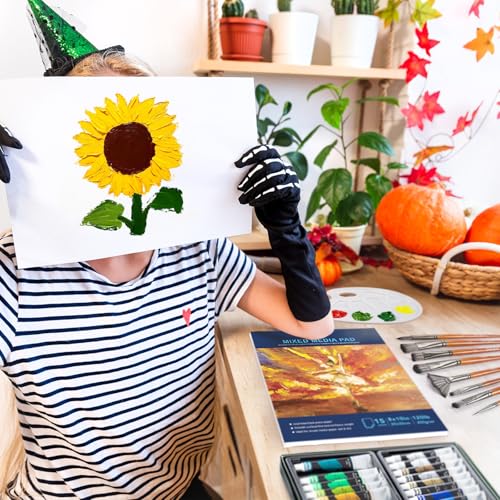 image for koseibal Acrylic Paint Set - Art Painting Supplies Kit for Kids & Adul