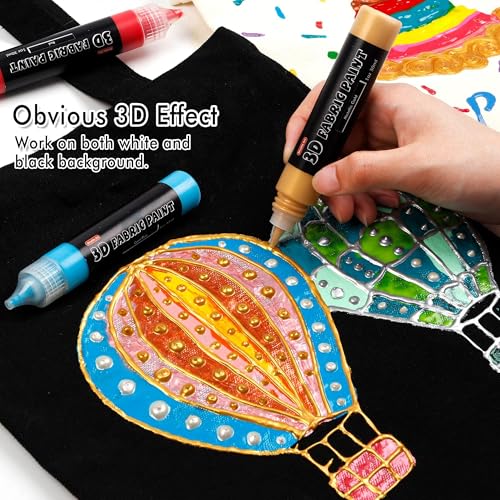 Shuttle Art SA 3DFP66 66 Colors Fabric Paint thumb #4
