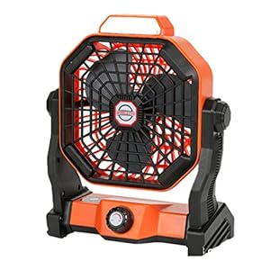 Usb-buitenventilator Met Licht Heen En Weer Draaien Traploze Snelheidsregeling Draagbare Miniventilator 5200 Mah…