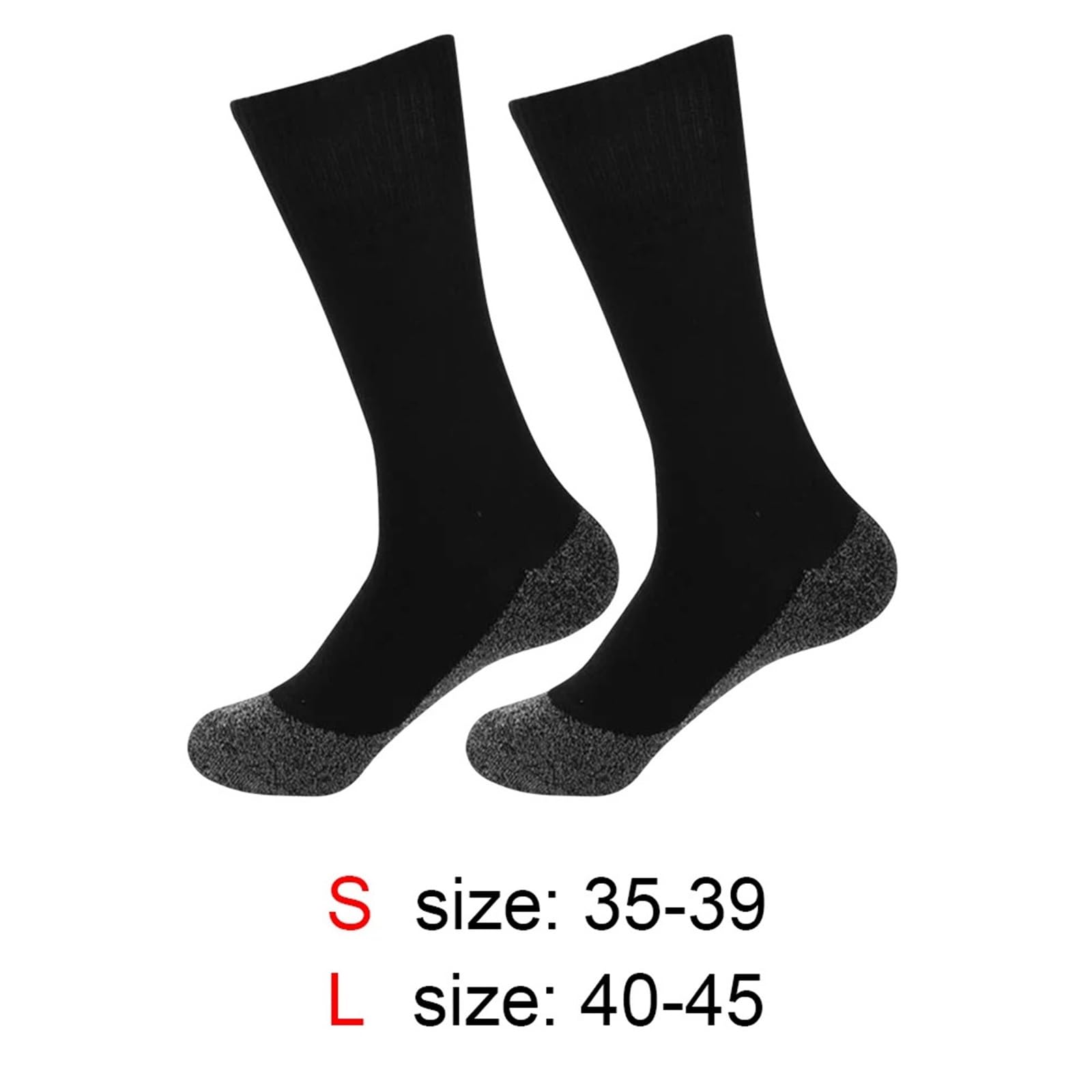 Calcetines térmicos autocalentables de invierno, suaves, elásticos, gruesos y antideslizantes, for hombre mujer, for esquí al aire libre, 5 o 10 pares Para Esquiar, Snowboard