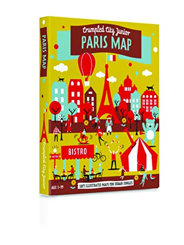 Junior Paris Crumpled City Map : le cadeau souvenir idéal pour découvrir Paris