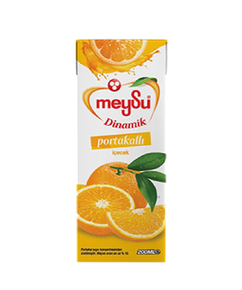 Meysu 200 Mililitre Dinamik Portakallı İçecek 10 paket