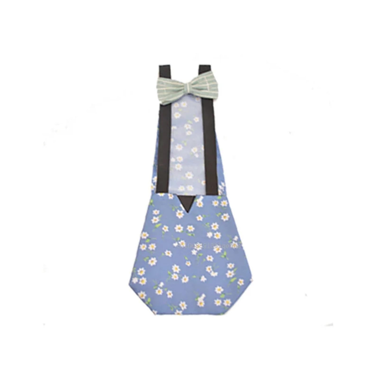BoBoBn Pet Supplies Duck Diapers Goose Flight Suits Cute Chicken Physiological Pants Washable Nappy With Elastic Band Bowknot Design(Grey,XL)