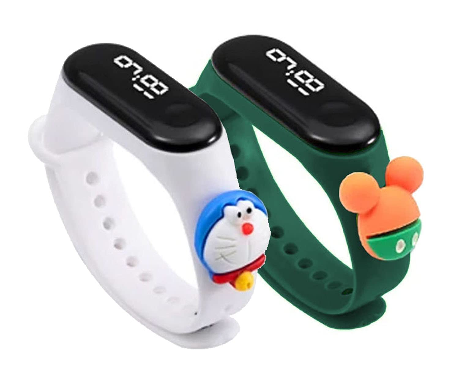 Time Up Kidz Cartoon Digital Digital Children Watch (Black Dial Multi Colored Strap) (B099QP49SR) Amazon Price History, Amazon Price Tracker