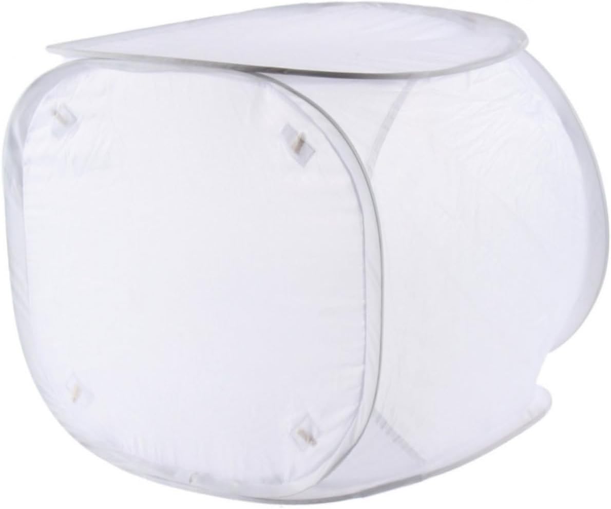 4-Piece Photo Tent Round Cube Light Box Portable Folding Photography Backdrop for Home Soft Reflective Material