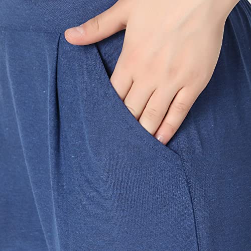 Image of GRECIILOOKS Women's Joggers - Soft High Waist Straight Fit Pants | Comfortable Cotton Blend Trousers Travel
