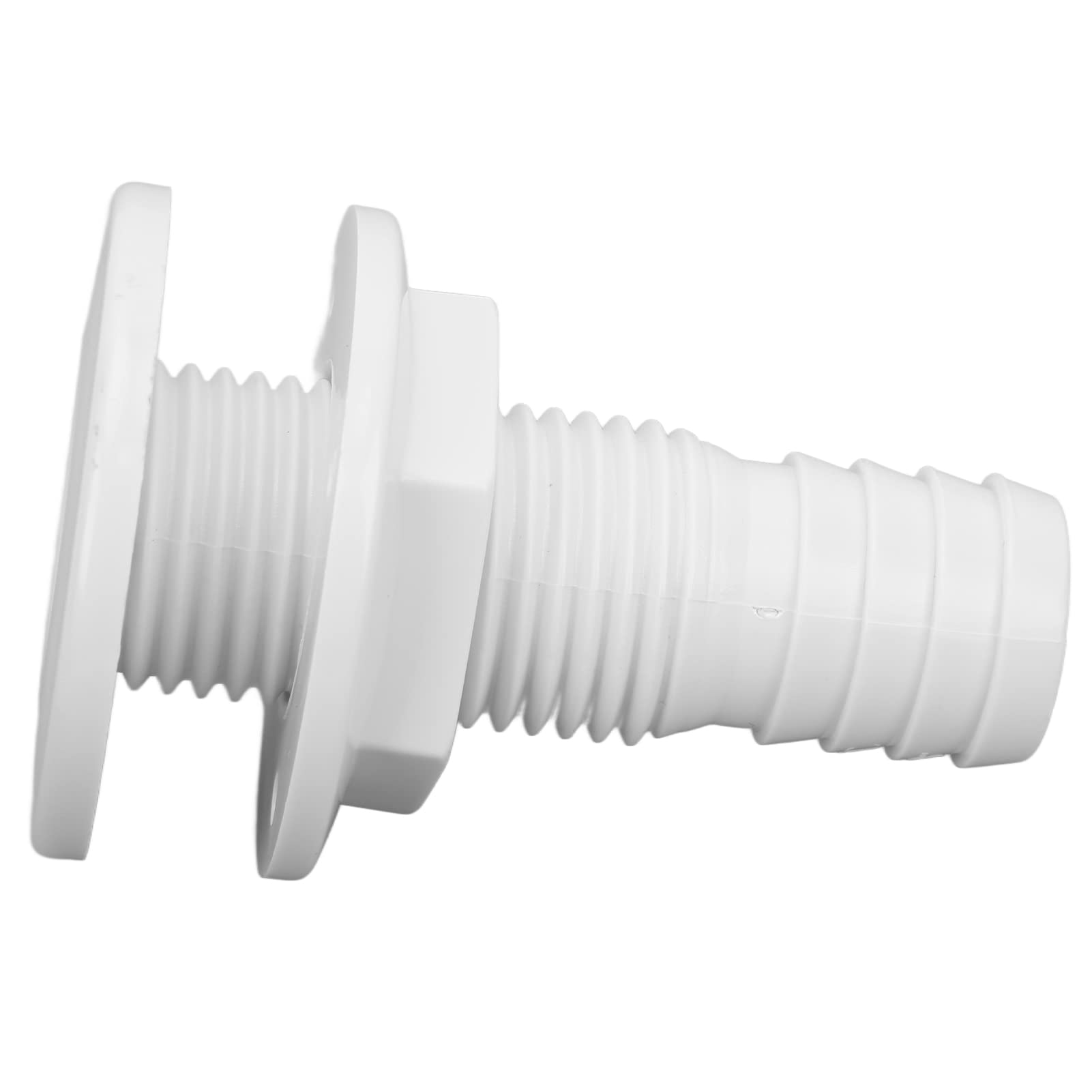 Raccordo Passascafo 1-1/8 per Barche Connessione Passascafo Raccordo Tubo Bianco in Plastica ABS per Impianto Idraulico di Bordo