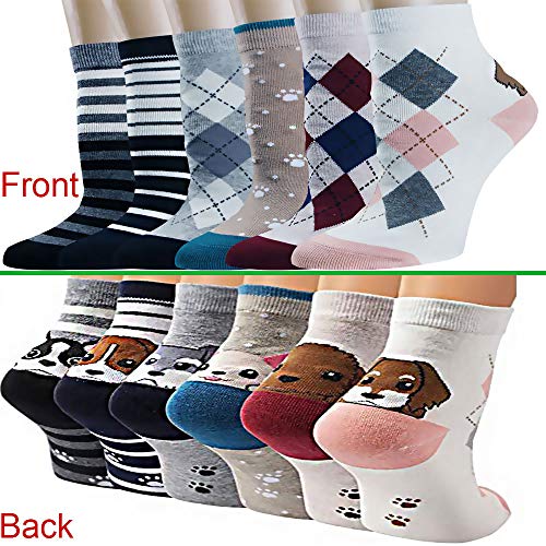 Image of Cute Animal Design Women's Socks Casual Cotton Crew Novelty Socks