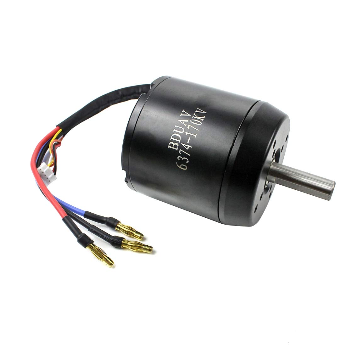 Mingchuan 6374 170KV High Efficiency Brushless Motor 2800W 24V/36V for Four-Wheel Balancing Scooters Electric Skateboards (with Motor Holzer)