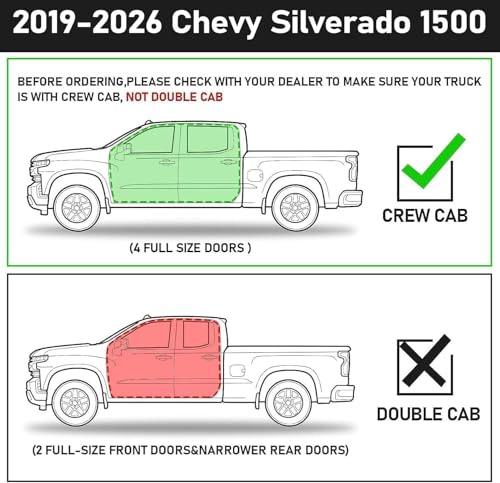 Estribos para Chevrolet Silverado/Sierra 2019-2026 Carbon Steel miniatura 3