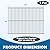 SafBbcue Cooking Grids Replacement for Modern Home Products TJK TJK2-N MHP Grill Parts TJK2-NS TJK2-P TJK2-PS WNK3 WNK4-N WNK4DD-N Grate -Stainless Steel