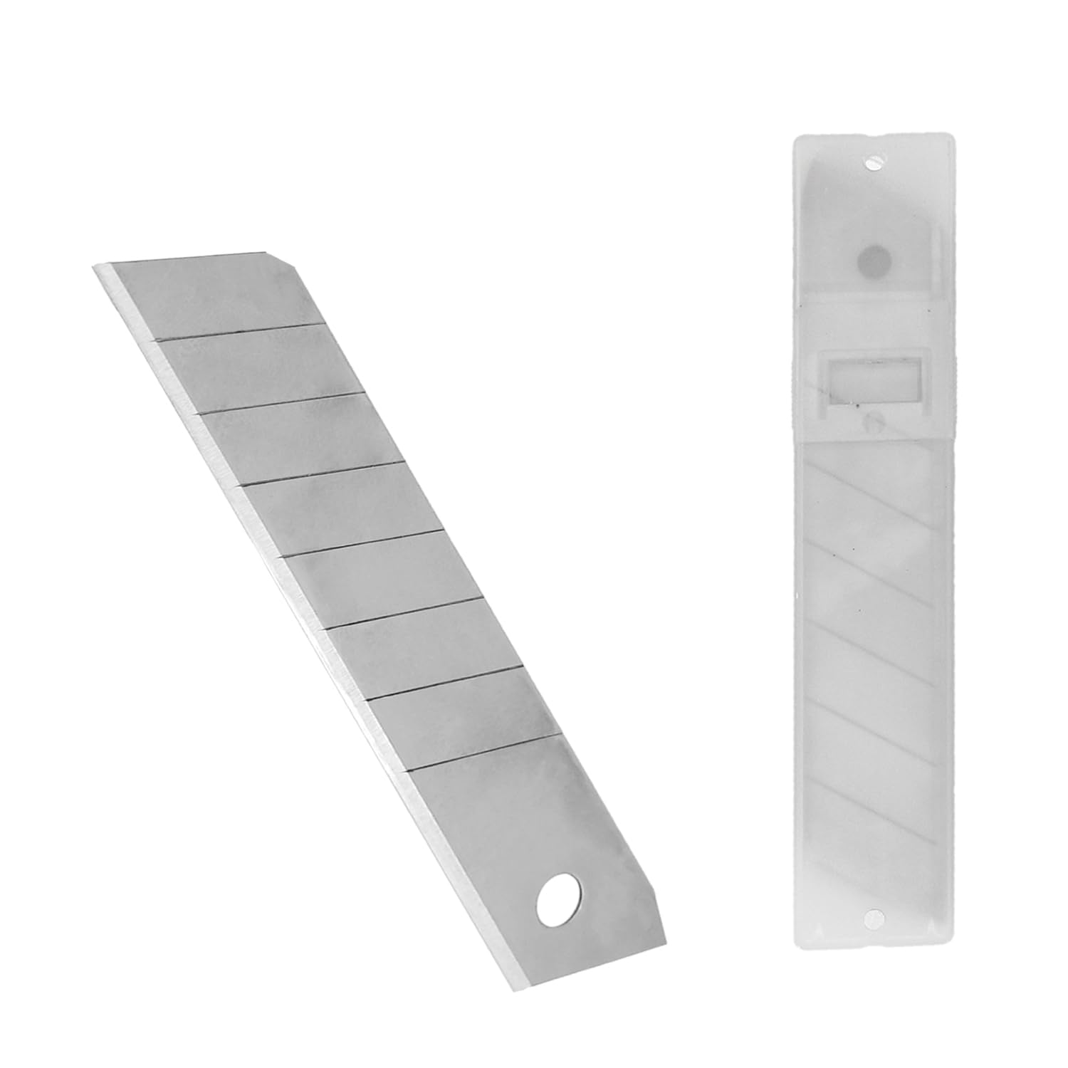 WOLFPACK LINEA PROFESIONAL Hoja Cutter 25 mm. (Estuche 10 Piezas) Acero Sk5