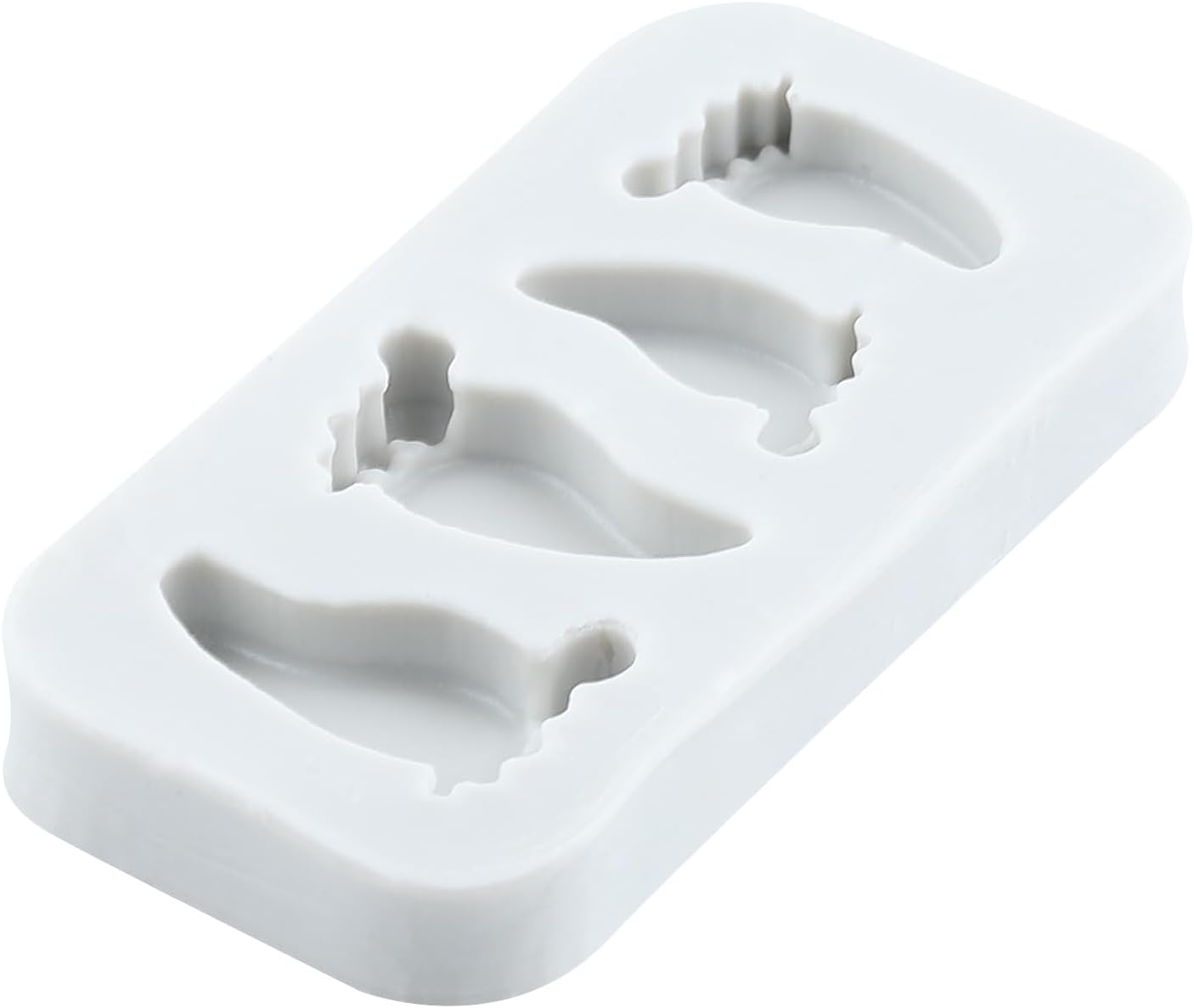 Baby Foot Polymer Clay Mold Baby Footprint Silicone Molds for DIY Craft Epoxy Resin Casting Polymer Clay Tools Crafts Air Dry Jewelry Making