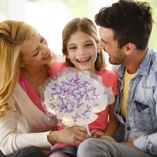 Kit de fleurs de mariage LED aux papillons aériens de prestige - 4