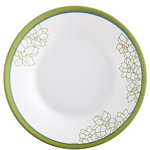 Luminarc 8021569 luminarc-8021569-lot de 6 Platos hondos 23 cm Orbea, Vidrio, Color Blanco, 23 x 23 x 3,6 cm