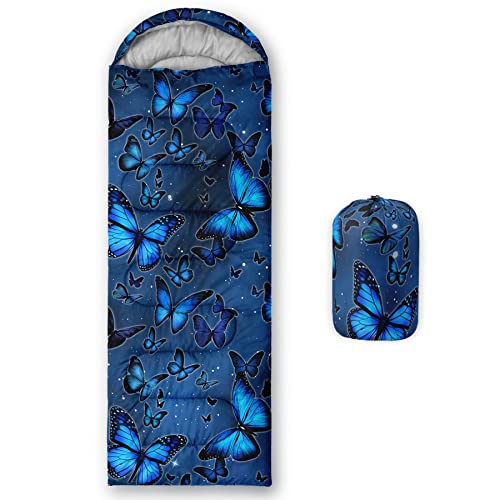 HOSIMA Saco de dormir, saco de dormir para clima frío tipo momia para adultos, niñas, niños, impermeable, para hombres para camping cálido, senderismo, actividades al aire libre, viajes, caza, con