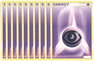Pokemon Cards - LOT OF 10 PSYCHIC ENERGY Cards (purple)