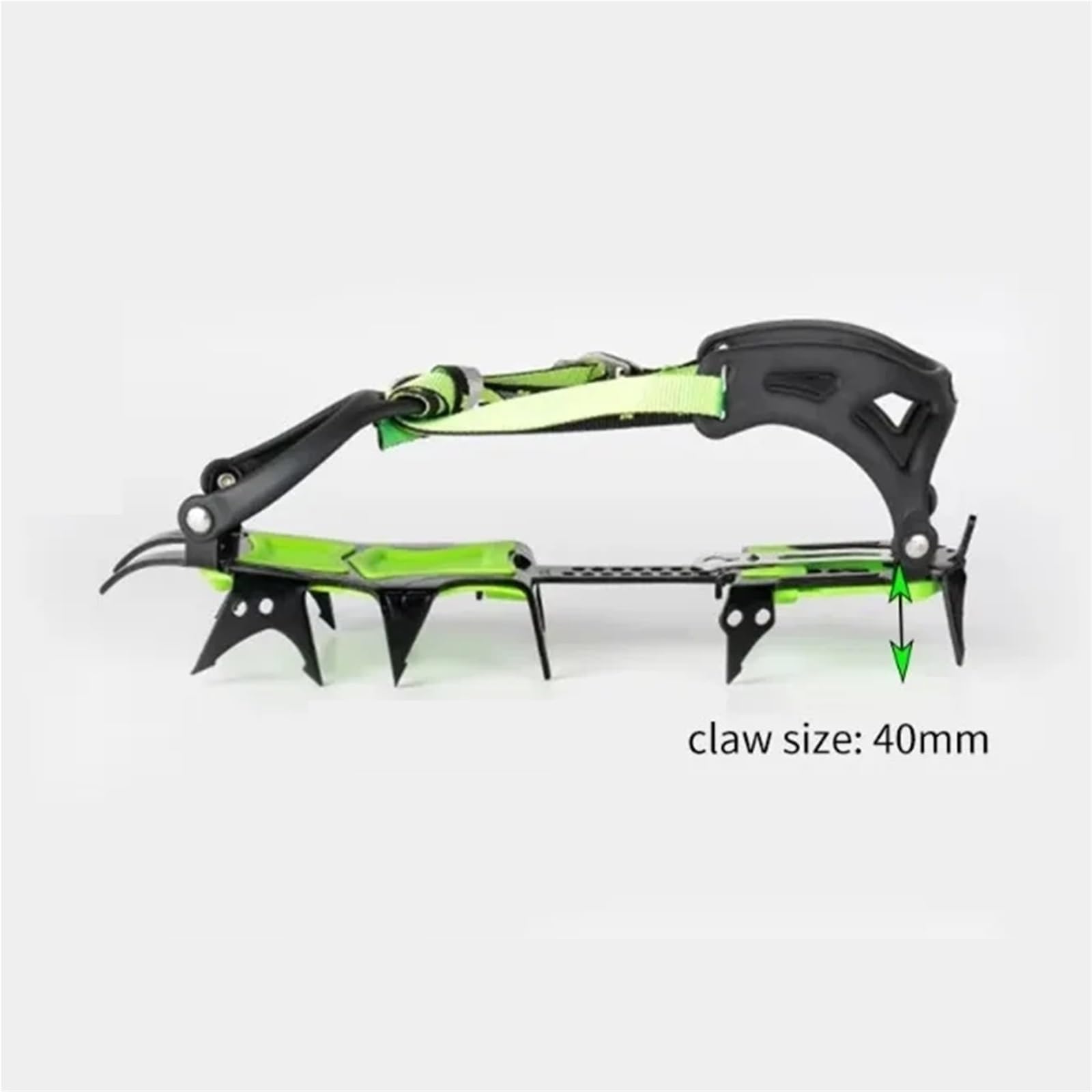 Crampones de Nieve al Aire Libre Equipo de Crampones de montañismo for Caminar en la Nieve al Aire Libre