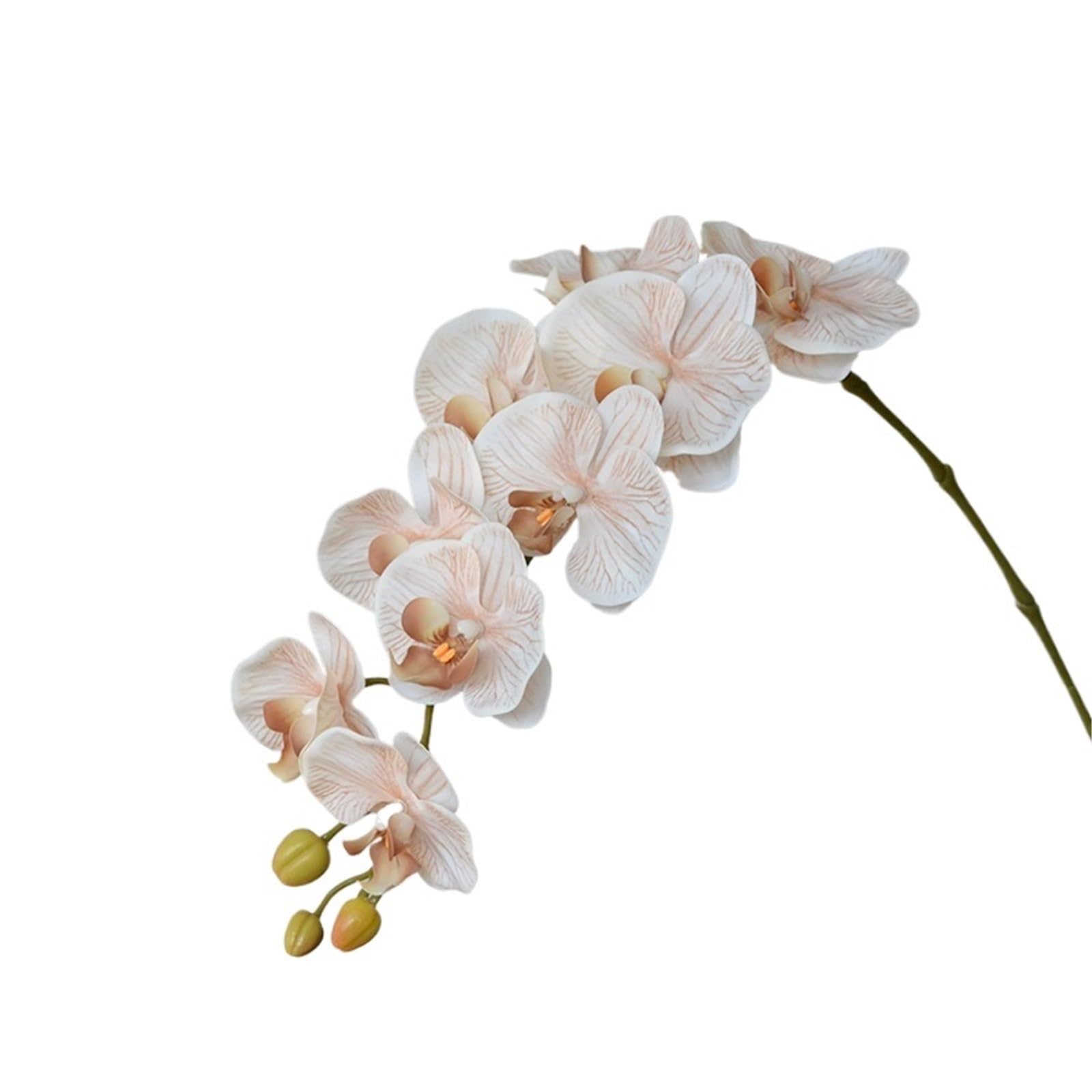 LSYHHXC Artificial Orchid 3Pc Artificial Flowers Butterfly Orchid Wedding Decoration Fake Flower Phalaenopsis Home Party Decor