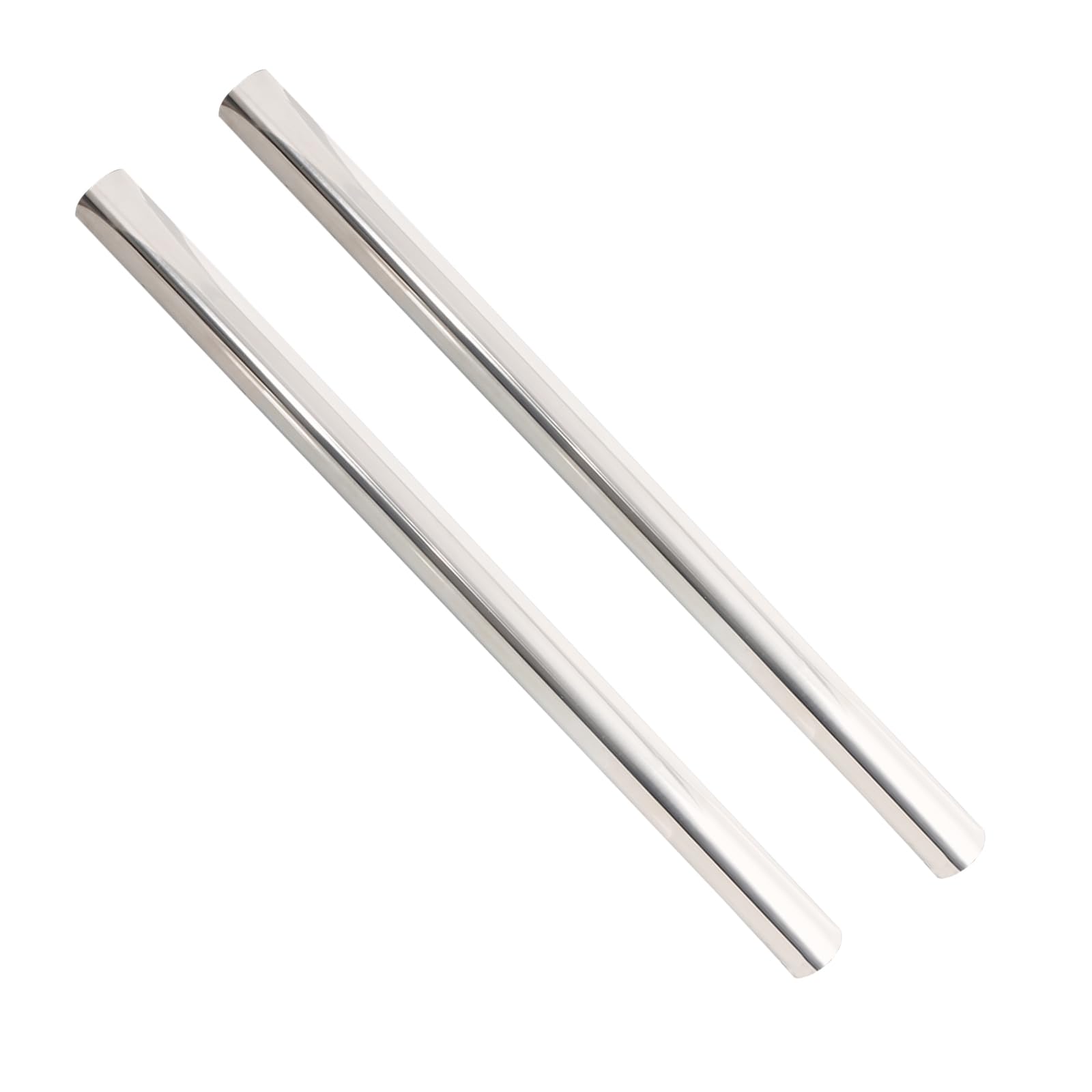 2PCS 2.5 Inch Straight DIY Custom Mandrel Exhaust Pipe Universal Tube Pipe, 40 Inch Length, 2.5'' OD Mandrel Straight Pipe, T304 Stainless Steel