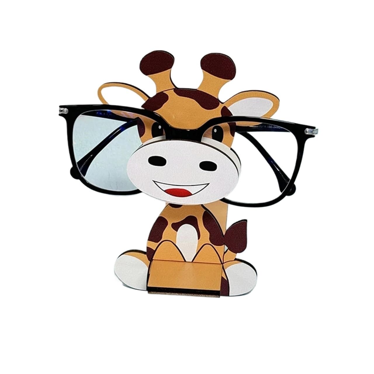 AMEEDA Glasses Holder Animal Glasses Holder Stand Wooden Eyeglass Storage Organizer Sunglasses Display Rack Creative Home Office Desk Decor