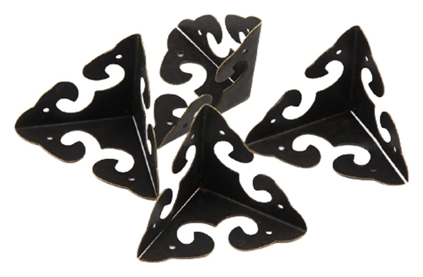 Sbjklyrn One Color Corner Guard, Corner Decorative Protectors For Metal,Edge Protectors,10Pcs Casecornersture Decor Triangle Flower Side