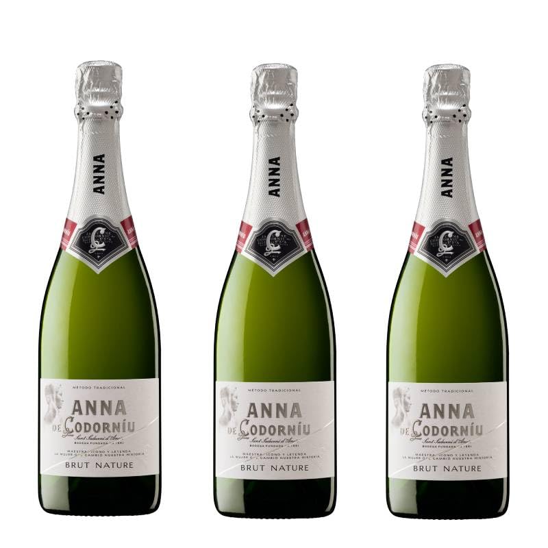 ANNA DE CODORNIU - Cava Brut Nature - 75cl (Paquete de 3)