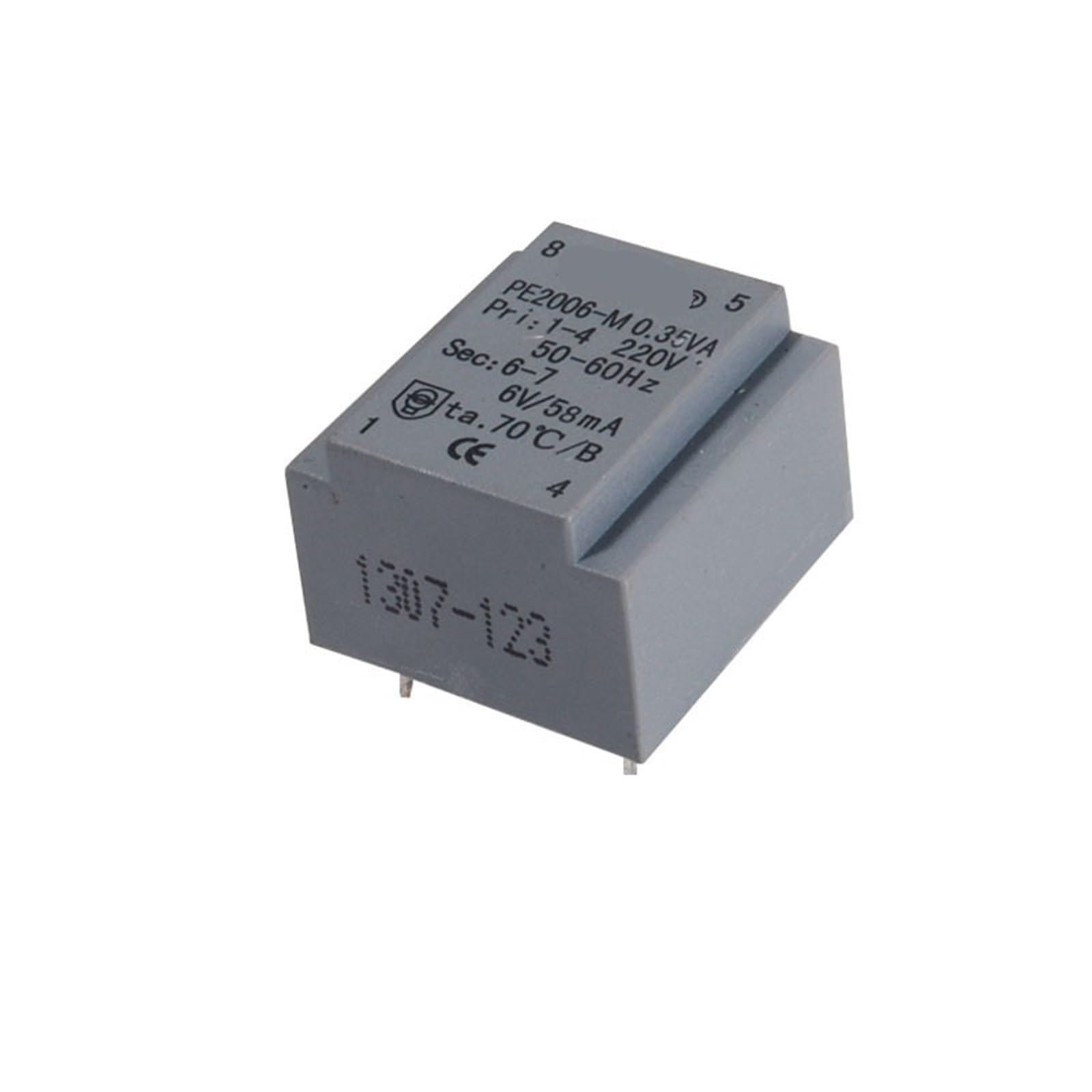 Transformateur d'isolement PCB contre les interférences électriques réseau 220V vers 15V x 2