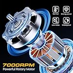 Hair Clippers for Men, Professional Hair Trimmer Barber Cordless Zero Gapped Hair Clippers with LCD Display, Mens Gifts Beard Trimmer T Liners Shavers Edgers Clipper for Hair Cutting - Gold - Image 4