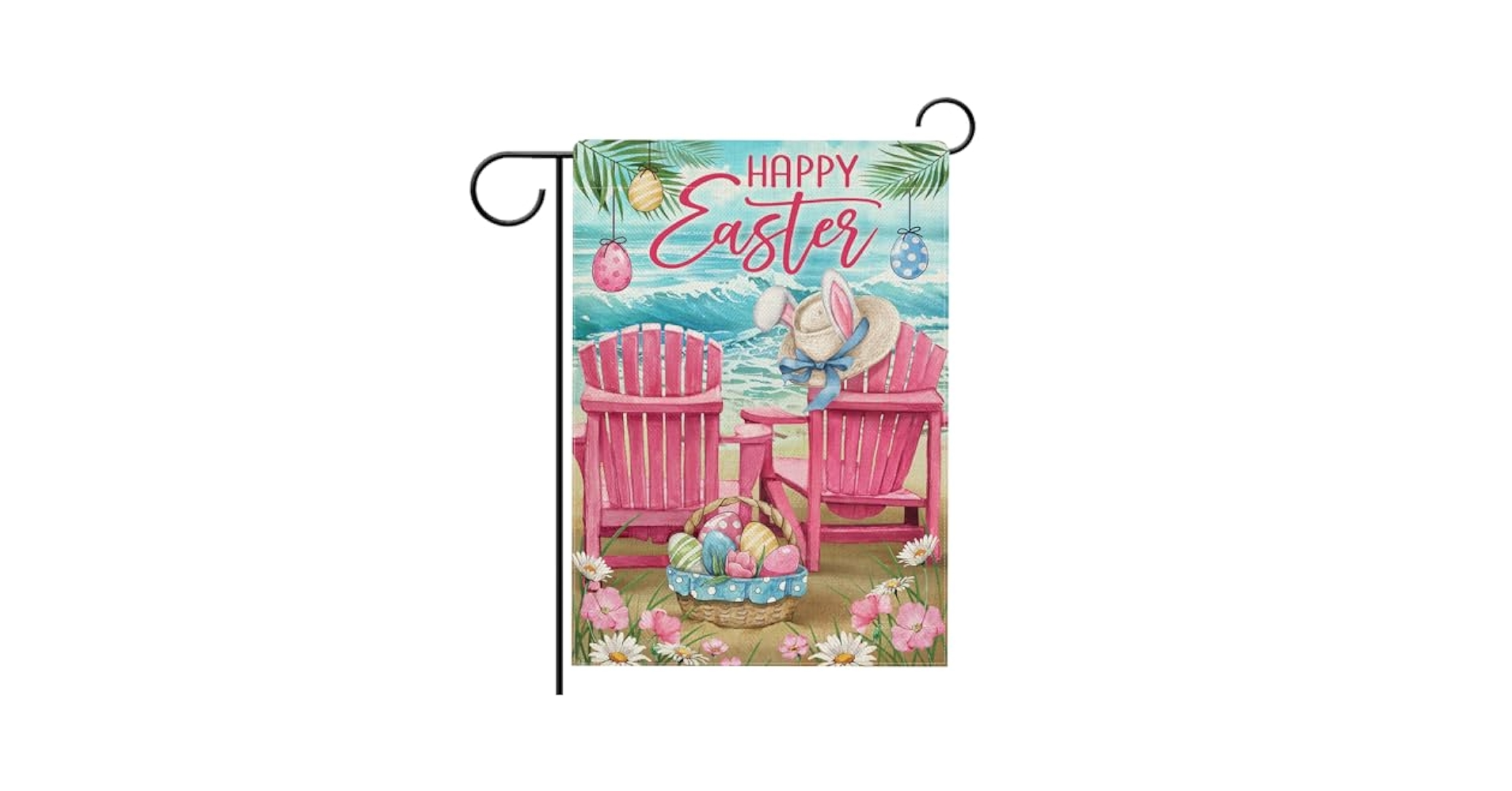 シーグラスアート『 Happy Easter•*¨*•.¸♬︎』 シーグラスアート HAPPY EASTER°・*:.。.☆