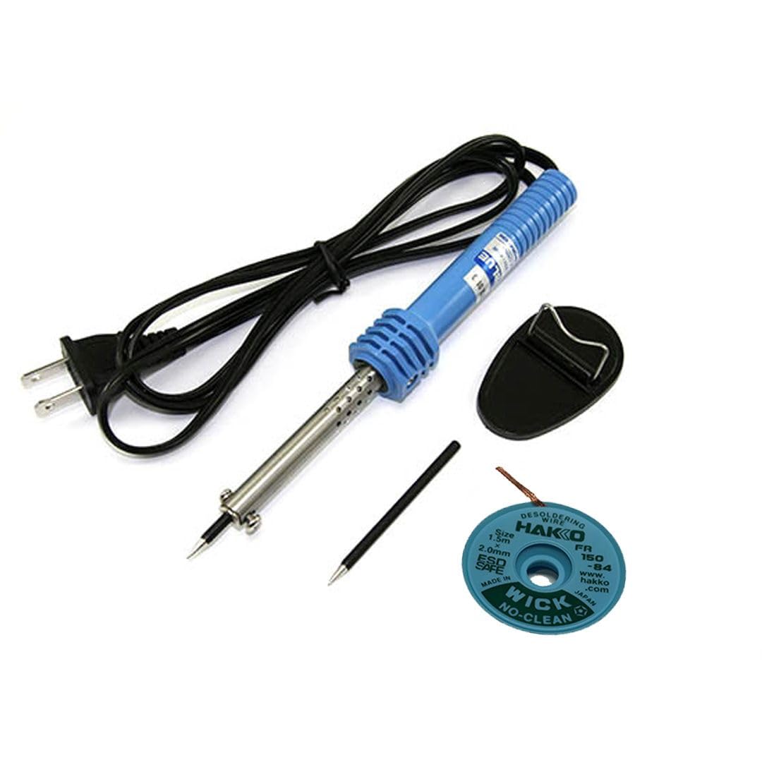 Hakko 508-1/P Solder Iron, Lightweight, 40W, Blue