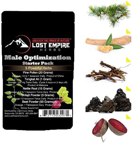 Herbal Bundle - Tongkat Ali - Beet Powder - Shilajit - Nettle Root - Pine Pollen