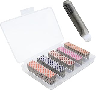 25 Pièces/5 Catégorie Éponges de Ponçage Granularité 320# - 1000# Éponges Abrasives pour Polissage de Petites Surfaces du Modèle