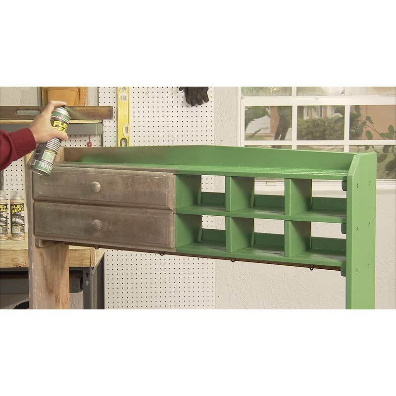 Flex Seal Satin Green Rubber Spray Sealant 14 Oz. - Case of: 6