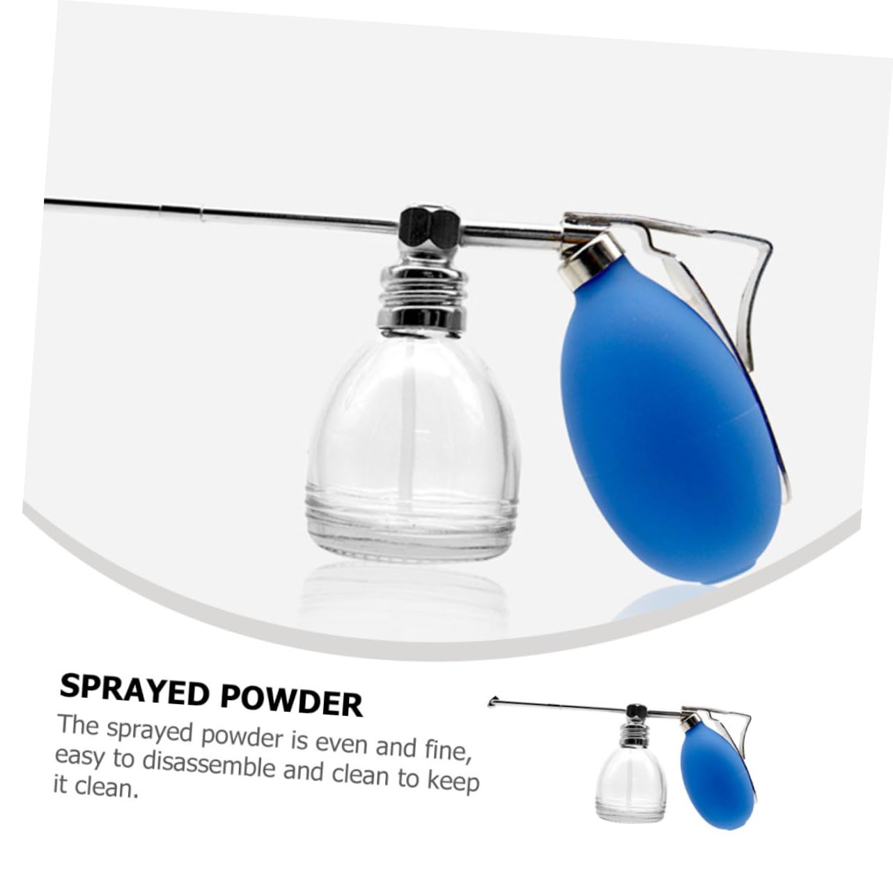 Botella de Spray de Vidrio para Fibras Capilares, Pulverizador para Hombres, Polvo Suelto y Cosméticos, Fácil de Desmontar, Viaje y Hogar