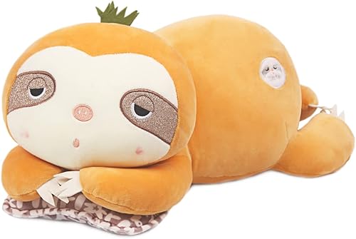 ARELUX Almohada de peluche de perezoso de 21.7 pulgadas, almohada suave de peluche de koala para abrazar, regalo de cumpleaños, San Valentín,