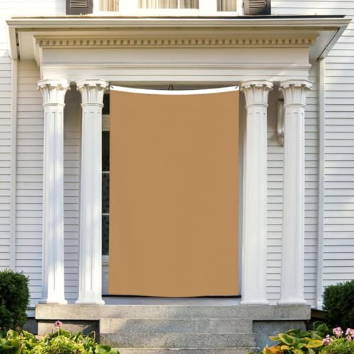 Drapeau double face marron 1,5 x 2,4 m – Bannière robuste d'extérieur - 3