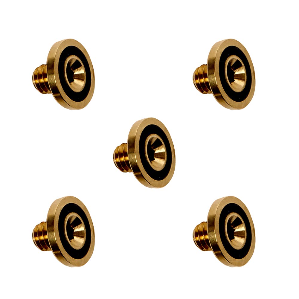 Leak Stopper Pack of 5 - Permanent O-Ring Seal Washer Insert for CO2 Gas Cylinders, Bronze