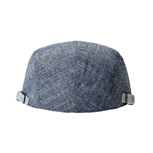 Withmoons Men Newsboy Hat Cotton Irish Cabbie Gatsby Hunting Cap Yz30101 (Blue) #TOP3