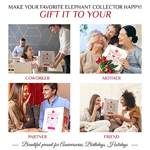 White Elephant Candle Holders 10.2" (Set Of 2) — Elephant Gifts For Couples — Elefantes Para Decoracion Casa #TOP1