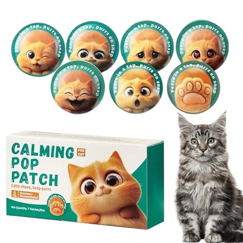 Set calmante para gatos | Difusor de feromonas calmante para viajar con gatos - aromaterapia calmante de larga duración para evitar marcas de y rascarse - para gatos mayores viajes Indoo