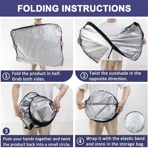 TOPINSTALL Front Window Sun Shade for 2022-2026 Toyota Tundra by TOPINSTALL - Used condition - Image 5