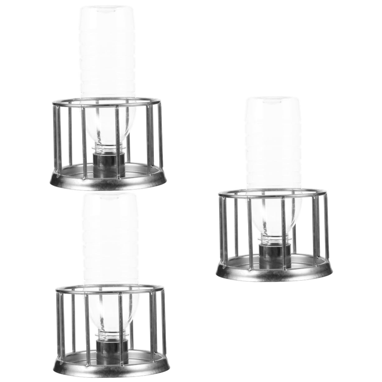 WOONEKY 3pezzi Ciotola per Inossidabile per Tartarughe e Rettili Vassoio Multifunzionale per e Terrario e Resistente Accessori per Tartarughe e Lucertole