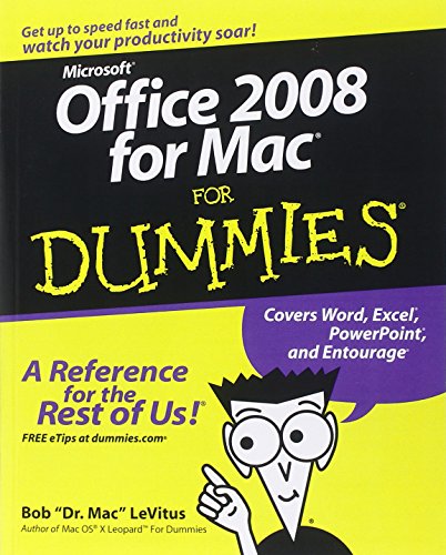 Office 2008 for Mac For Dummies (For Dummies Series)