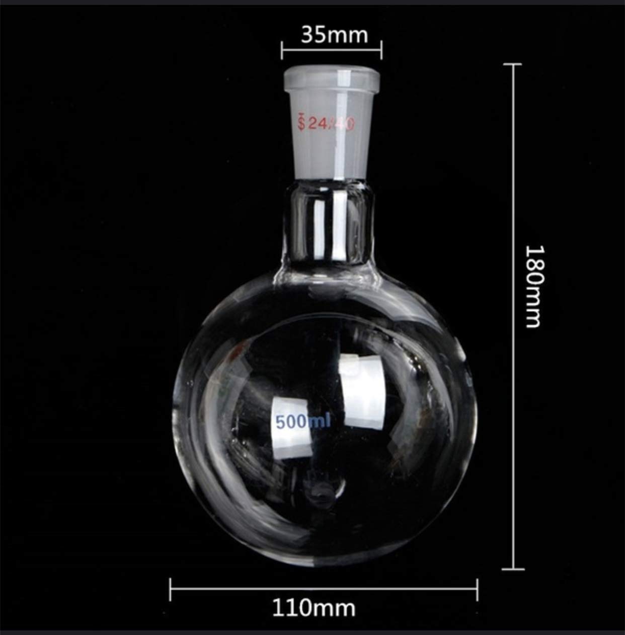 Kit de cristalería de destilador de aceite esencial de laboratorio de 1000 ml 24/40